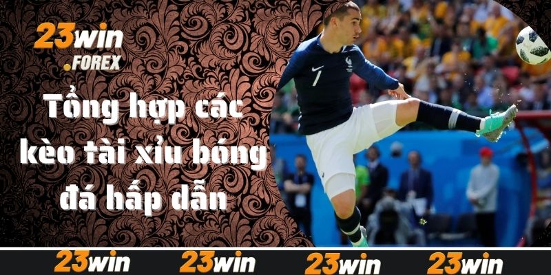 Tổng hợp các kèo tài xỉu bóng đá hấp dẫn
